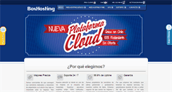 Desktop Screenshot of boxhosting.cl